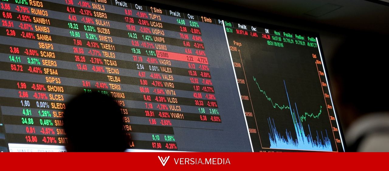 Ibovespa fecha em queda com recuo de bancos e Petrobras (PETR4); dólar também recua