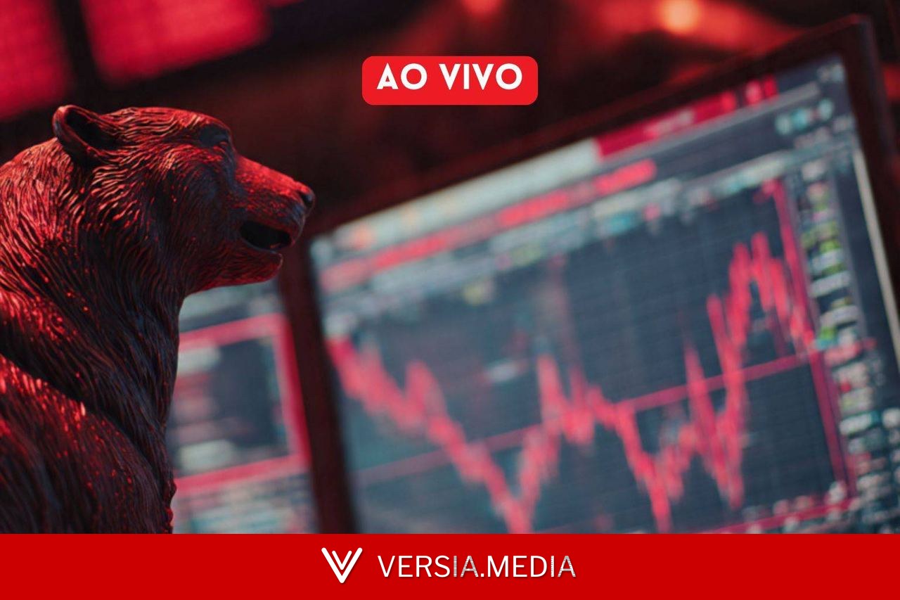 Ibovespa Hoje Ao Vivo: Bolsa cai com exterior com atenção a tarifas, guerra e dados