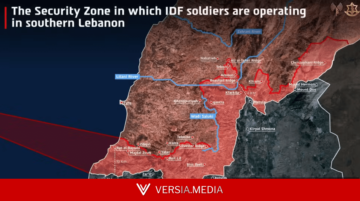 Israel publica mapa de operação no Líbano e sinaliza manutenção de tropas